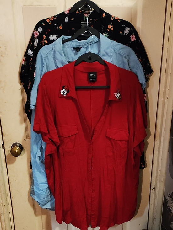 Disney Tops - Torrid Set Of 3  Shirts Disney/Studio Ghibli